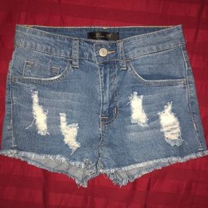 High waist shorts